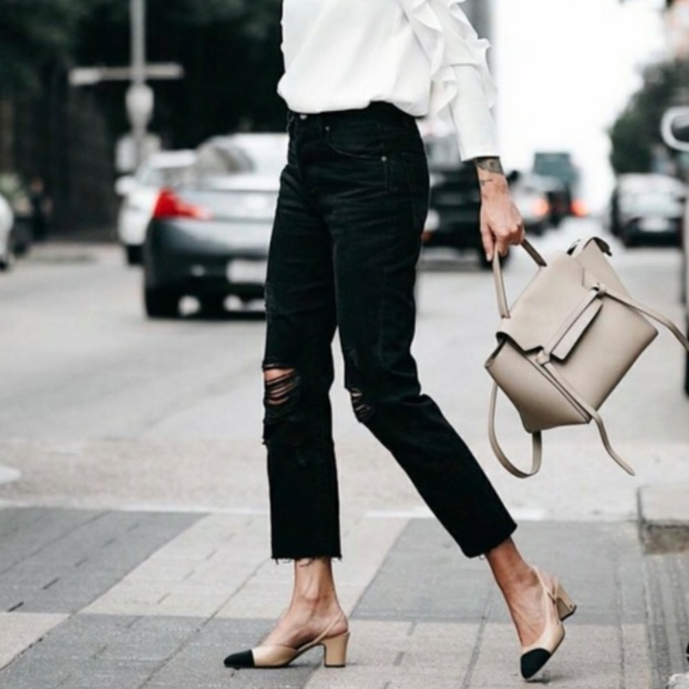 FRAME Le Original Black Jeans High Wasted